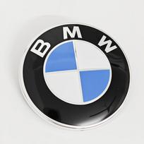 1/2 vnt. BMW E46 E90 F30 F10 F20 G20 E87 E63 E60 F01 F02 G14 74mm 82mm Automobilio priekinio dangčio emblema, bagažinės galinis ženklelis, logotipas Priedas 74mm 1pc blue