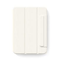 ZOYU dėklas iPad A16 11/10 kartos Pro 11 12.9 colių su magnetiniu dangteliu, iPad Air 4/5/6/7/8 10.9 Mini 6/7 su magnetiniu nuimamu dangteliu iPad Air 11 M3 2025 balta