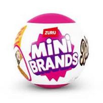 ZURU MINI BRANDS Retro  [5 Surprise] Mini Brands Retro Mystery Capsule Toy [Item] pink