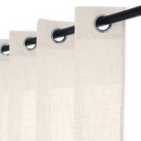 Permatomi ploni užuolaidų audiniai su didelio pilvuko marlės linine tekstūra 52"W x 45"L (132x114cm) ~165g