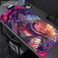 XXL Žaidimų Naujas Didelis Pelės Kilimėlis Academia Deku Anime Mano Herojus Pelės Kilimėlis Guminis Pelės Kilimėlis Biuro Neslystantis Kilimas Pelės Kilimėliai 30x60cm gray