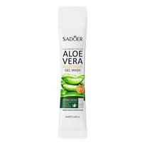 SADOER Aloe Vera Good Night Gel Mask 98% Natural Leave-In Sleeping Face Mask Hydrating Deep Moisturizing Anti-Aging Shrink Pores Skin Care 1pcs white
