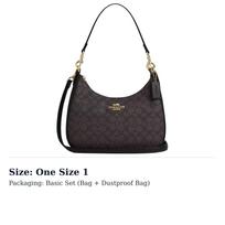 COACH Teri Coated Canvas Crossbody Bag, Shoulder Bag Large Women's Black CV940-IMXAQ One Size 1 black