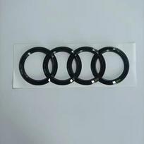 Automobilio priekinio variklio dangčio grotelių emblema, galinės bagažinės lipdukas, skirtas Audi Q5 2014-2019, 4 žiedų logotipas, Q5 lipdukas, Quarrto Sline šoninė apdaila
