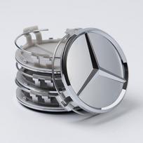 4 vnt. 75 mm automobilio ratlankių centriniai dangteliai Rato stebulės dangteliai Ratlankių uždangalai Mercedes Benz AMG A B C S Klasės E GLA CLA GLB GLE GLK GLS Priedai sidabras