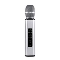 Portable Wireless Microphone Dual Speaker Karaoke Speaker Microphone  Live Performance sidabras
