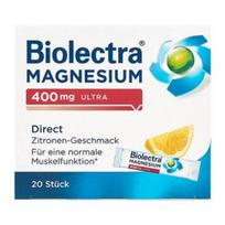 Biolectra Magnis 400mg Ultra Direct Citrinų skonio granulės 20 porcijų 1 vnt.