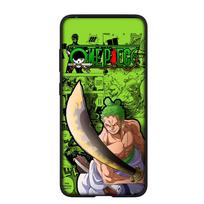 Telefono dėklas, skirtas Samsung Galaxy S24 S23 iPhone 15 14 Xiaomi Redmi Note 13 12 11 8 10 9 Pro Max X XR OPPO Huawei Roronoa Zoro Anime Luffy One Piece Cover for iPhone 12 švelni smėlinė