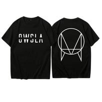 OWSLA Skrillex Ssk Vac Tailandas s20 Elektroniniai skiemenys Patogus laisvalaikio Aukštos kokybės trumpomis rankovėmis grynos medvilnės vyriški marškinėliai L gray