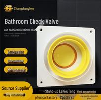 80 mm vonios ištraukimo ventiliatorius su šildytuvu ir atbuliniu vožtuvu Bathroom Check Valve - Economy