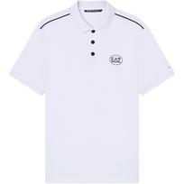 Emporio Armani EA7 SS26 Solid Color Professional Tennis Polo Shirt Using Ventus7 Technology Fabric Men tops 7M001524-AF22175-U0002 XXL white