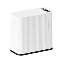 Space Saving Hand Press Trash Receptacle Waterproof Narrow Garbage Can for Limited Space white