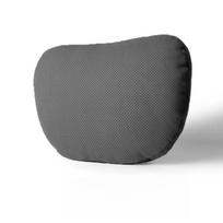 Suede DuPont Cotton Neck and Waist Support Pillow for Tesla and Mercedes-Benz S-Class Maybach Headrests. DuPont biological fill interior gray