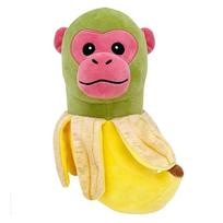 Netoksiškas itališkas smegenų puvinio pliušinis šimpanzėlis Chimpanzini Bananini Vaikams ir suaugusiems Unikali juokinga dovana Gimtadienio šventei Namų biuro stalui 11cm-30cm pink