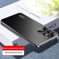For Samsung Galaxy S22 S24 S25 S26 Ultra Case Metal Magnetic Shell Built in Lens Protection Titanium Alloy Ultrathin Back Cover For Galaxy S25 Ultra juoda