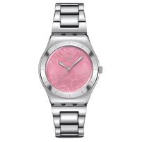 SWATCH Irony Quartz Movement Women's Watch Watch 33mm Pink Watch Dial Stainless Steel Case YLS234G Pink Watch Dial pink