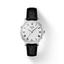 Tissot Leather Strap silver Dial Men's Fashion Watch T143.210.16.033.00 sidabras