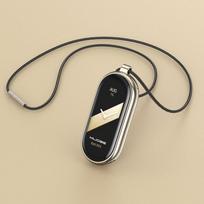 Mi Band 8 dirželis-karoliai, suderinamas su Xiaomi Smart Band 10NFC apyranke, Mi Band 9 išmaniuoju laikrodžiu, kaklo papuošalas, pakabukas Mi Band 8 For Mi Band 10 beige