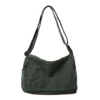 Literary Mori corduroy bag Lazy wind messenger bag Large capacity versatile simple casual retro shoulder bag