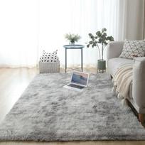Living Room Area Large Size Carpet 160x230 Soft Texture And Fluffy Long Hair Carpets Corridor Balcony Laundry Room Bedroom Tatami NonSlip Mats 40x60cm Small size white
