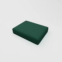 Atspari vandeniui kvadratinė terasos pagalvės užvalkalas Lauko sofos sėdimosios dalies užvalkalas Sodo rotango kėdės dalies sofos apsauga 60x60x10cm 1pc