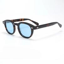 Johnny Depp poliarizuoti akiniai nuo saulės vyrams moterims prabangaus prekės ženklo vintažinis acetato rėmelis akiniai Small 44mm no box white