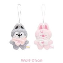 Stray Kids  [6-asis gerbėjų susitikimas [STAY mūsų mažame namelyje] MD] SKZOO SECRET PLIUŠINIS MIKRO variantas wolfchan 1set white