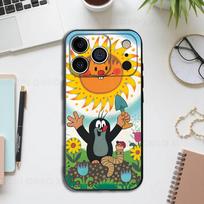 L-Mažasis M-Kurmis Animacinis Krtek Silikoninis Telefono dėklas Skirtas IPhone 17 16 15 14 13 12 11 X XS Plus Pro Max Atsparus smūgiams Minkštas Dangtelis iPhone11