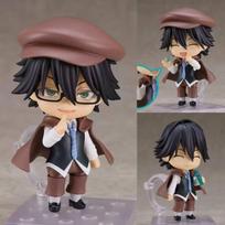 Bungo Stray Dogs Edogawa Rampo Anime 2348 Action Figure Cute Q Version Movable Model Desktop Collection Ornaments Toy Gift gray