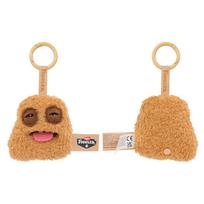 Fuggler Fugg Nuggets serijos pliušinis žaislas raktų pakabukas kuprinės pakabukas baisus dantytas monstras raktų pakabukas vištos pakabukas 11CM lėlė beige