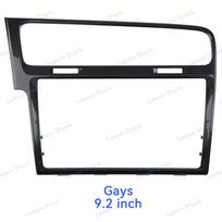 MIB Radio Frame for VW Golf 7 7.5 MK7 MK7.5 LHD 8 INCH 9.2 INCH Panel Piano Black Decorative Inner Trim Screen Bezel gray 9.2 inch black