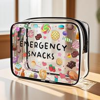 Transparent Travel Makeup Bag - Large Capacity Portable Multi-Functional Organizer for Cosmetics, Pills & Outdoor Toiletry Pouch gray