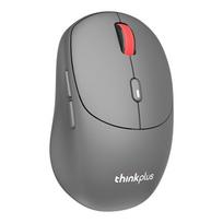 Lenovo WL300Pro Ergonomic Wireless Mouse, Dual Bluetooth 2.4G Connection, Quiet Button 4 DPI 6 Function Buttons Long Battery Life for Office Use pilka