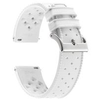 18/20/22mm Tropic Silicone Watch Straps for Seiko for Oris for Omega Quick Release Band Diving Waterproof Sports Rubber Bracelet 22mm&Silver Buckle balta