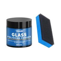 Glass Polishing Powder - Professional Car Windshield Scratch Remover, Camper Mirror Clarity Restorer black