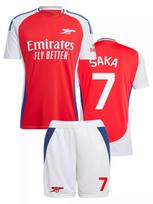 Saka Arsenal Football Jersey #7 World Cup Football Soccer Shirt 28 red