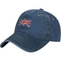 Britų kariuomenės veterano Union Jack beisbolo kepuraitė Medvilninė Vintažinė Laisvalaikio Reguliuojama Tėčio kepurė Unisex Moterims Unisex Can Be Adjusted gray
