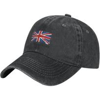 Britų kariuomenės veterano Union Jack beisbolo kepuraitė Medvilninė Vintažinė Laisvalaikio Reguliuojama Tėčio kepurė Unisex Moterims Unisex Can Be Adjusted gray