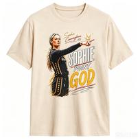 2026 Sophie Cunningham Point Geras Mėmė Spausdinti Unisex Marškinėliai Medvilniniai Unisexs Unisexs Populiarus Madingas T-shirt Streetwear Gerbėjo Dovana L beige