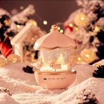 Night Light Rabbit Sky Projector For Kids, 360° Rotating Lamp With 6 Films įvairiaspalvis