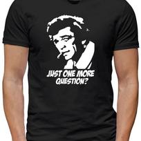 T Shirt People Inspector Columbo Unisexs L Black Vintage Fashion Comfortable Versatile Soft Stylish Stretched 4XL white