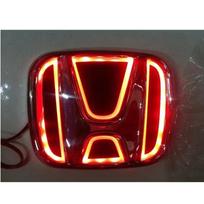 5D LED Automobilio Galinio Emblemos Šviesos Ženkliuko Lipdukas Honda Logotipui Suderinamas su Civic Accord Odyssey Pilot CRV XRV City Automobilio Lipdukai