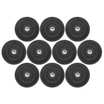 10pcs 115mm Nylon Fitness Bearing Pulley Home Gym Attachments Exercise Strength Training Accessory black