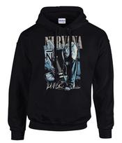 Kurt Cobain Nirvana Roko Muzika Hoody Su Gobtuvu Palaidinė Juoda -31027 -SW L gray