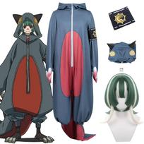 Anime Gachiakuta Cosplay Kostiumas Perukas Guita Kalėdos Helovino Šalis Apranga XXXL balta