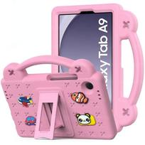 Case for Samsung Galaxy Tab A11 / A9, Cute Patterns, with stand, Pink