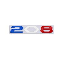 Peugeot 208 GT Automobiliui 3D Metalinės Raidės Logotipo Ženklelis EGVX3 Lipdukai Lipdukas Automobilio Galinės Bagažinės Raidės Emblema Stiliaus Lipdukai