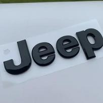 Automobilio priekinio variklio dangčio emblema Šoninė bagažinės emblema JEEP Renegade Grand Cherokee Wrangler JK Compass Commander Patriot Liberty Big (15.6x5cm)