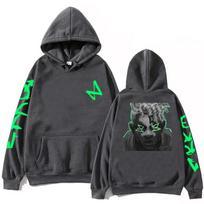 Arcane Ekko Grafiti Gobtuvas Harajuku Megztinis Viršutiniai Drabužiai Palaidinė Gerbėjų Dovana Gobtuvai & Palaidinės Vyriški XL tamsiai pilka spalva