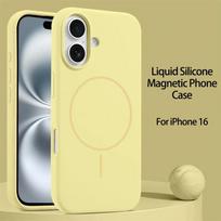 Naujas Originalus Skysto Silikono Magsafe Dėklas iPhone 15 14 16 Plus 11 12 13 16 Pro Max Telefonui Funda Magnetinis Belaidis Įkrovimas Minkštas Dangtelis For iPhone 16 beige
